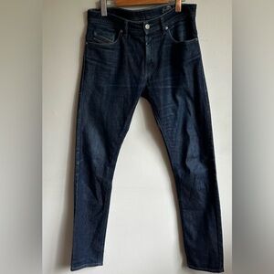 Diesel Thommer Skinny Jeans Dark Wash Denim Men's Contemporary Slim Fit
